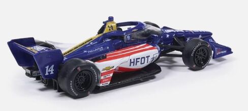 IXO IND64042 سانتينو فيروتشي 2026 #14 AJ Foyt منازل لقواتنا بمقياس 1:64 دييكاست مع صندوق تجميع للبالغين قابل للجمع in Kuwait