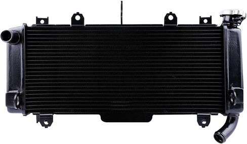 مبرد مشعاع الدراجة النارية أسود مناسب لـ Kawasaki Ninja 650 Z650 ER650 EX650 2017-2025 2018 2019 2020 2021 2022 in Kuwait