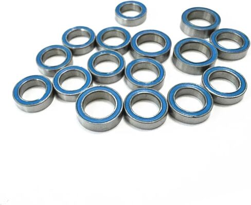 Rc Accessories for Arrma for Granite for Grom 1/18 16pcs Rubber Sealed Ball Bearing Kit RC Car Upgrade Parts Accessories(Black) in Kuwait