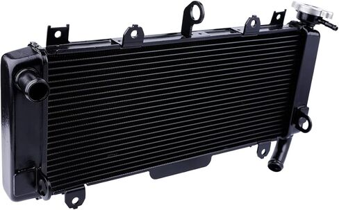 مبرد مشعاع الدراجة النارية أسود مناسب لـ Kawasaki Ninja 650 Z650 ER650 EX650 2017-2025 2018 2019 2020 2021 2022 in Kuwait