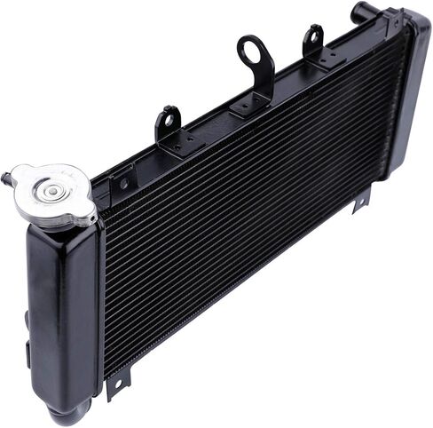 مبرد مشعاع الدراجة النارية أسود مناسب لـ Kawasaki Ninja 650 Z650 ER650 EX650 2017-2025 2018 2019 2020 2021 2022 in Kuwait
