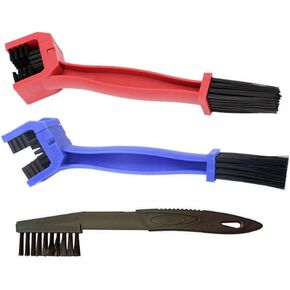 3 PCS Bike or Motorcycle Chain Washer,Brush Chain Degreaser for Bicycle Motorcycle Chain Brush, Universal Bicycle Chain Cleaning Brush Tool for Mountain Bike Heavy Duty Motorcycle ，(Blue，RED) in Kuwait