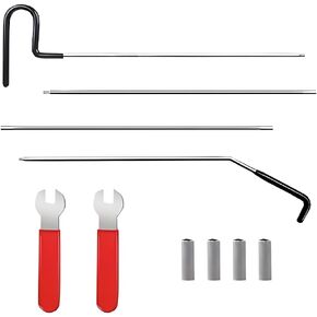 Car Long Reach Tool, Multifunctional Portable Vehicle Long Pin Puller Hook Reacher Grabber, Adjustable Auto Pull Hook Repair Emergency Tool, Universal for Most Vehicles (Red) in Kuwait