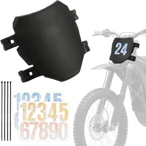 Number Plate for Ebike, Universal Downhill Electric Bike Plate Fit for Q20, S1/S2/Y1/RX, X1S/X/X2, MX3/MX4/MX5, XXX, Pro SS/SR/S, Soleil 01, Mantis, Durable Protective Plate with Number Stickers in Kuwait