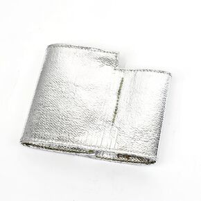 ميشيغان موتورسبورتس LS-Style Starter Heat Shield | درع مرن عاكس للحرارة العالية لمحركات GM LS | حماية من الحرارة لبادئ التشغيل لخلجان المحرك الضيقة والأداء in Kuwait