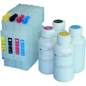 Empty Refillable Cartridge and Sublimation Ink Compatible with SG 500 SG1000 Inkjet Printers in Kuwait