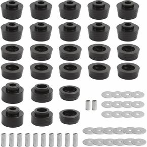 7-132 Body Mount Bushing Kit for 1978-1988 Buick Regal/Chevy Malibu, Black Polyurethane Replacement Bushings in Kuwait