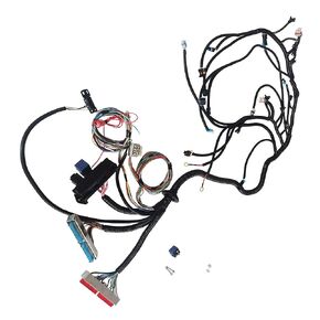 LS1 Standalone Wiring Harness with Guide Manual, 4L80E DBC Wire Harness Fits for GM 4.8L 5.3L 6.0L Vortec 60A 1997 1998-2006 Drive by Cable, EV1 Fuel Injector Connector in Kuwait