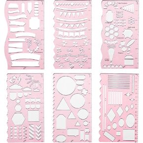 Journal Stencils, Planner Stencils, Notebook, Diary, Journaling, Bullet Journaling Supplies, Notebook, DIY Drawing, Hard Plastic, Planner Accessories - Seaglass in Kuwait