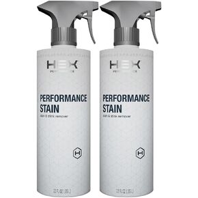 HEX Performance Stain & Stink Remover Spray, Unscented, 44oz (Pack of 2) – Activewear Laundry Pre-Treat for Odor & Tough Stains, Sweat, Grass, Blood – Safe for All Fabrics, Dye & Phosphate Free in Kuwait