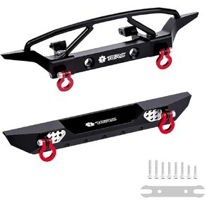Aluminum Front and Rear Bumpers Set for 1/24 RC Axial SCX24 Jeep JT Gladiator Upgrades in Saudi Arabia