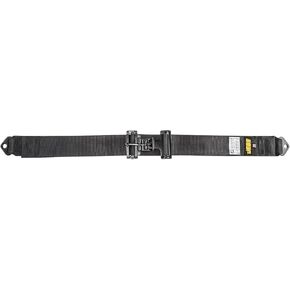 JEGS Black Latch & Link Ultra Series Harness Lap Belt | Made In USA | 3" Wide | Smooth Operating Pull Down Lap Adjusters | High Strength Steel Mounting Hardware | 64" Length | SFI 16.1 Rated | Black in Kuwait