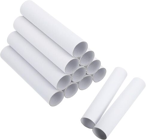 MECCANIXITY 12 Pack Cardboard Tubes for Crafts, Toilet Paper Rolls Corrugated Cardboard Roll for Painting, Drawing, Art Supplies, DIY Projects, 3.94x1.58 Inches,Light Pink in Kuwait