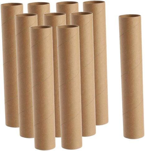 12Pcs Cardboard Tubes Craft Rolls Eco Friendly Round Premium Paper Towel Tubes for Crafts for Arts Projects Handmade, 10cm in Kuwait
