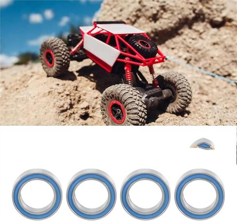 نماذج سيارات RC متوافقة مع Tamiya لـ TT-01 TT01E TT01D لـ TT02B 1/10 RC ترقيات السيارات أجزاء الملحقات 20 قطعة مجموعة محمل كروي مختومة بالمطاط in Kuwait
