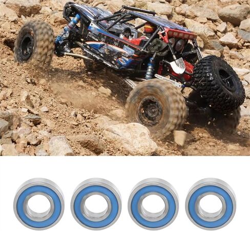 نماذج سيارات RC متوافقة مع Tamiya لـ TT-01 TT01E TT01D لـ TT02B 1/10 RC ترقيات السيارات أجزاء الملحقات 20 قطعة مجموعة محمل كروي مختومة بالمطاط in Kuwait