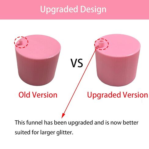Upgraded Large Glitter Funnel for Snow Globe Tumblers, Funnel for Adding Glitter to Snowglobe Cups, DIY Glitter Cup Making Tools (Cups not Included) in Kuwait