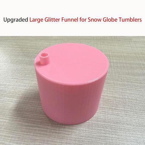 Upgraded Large Glitter Funnel for Snow Globe Tumblers, Funnel for Adding Glitter to Snowglobe Cups, DIY Glitter Cup Making Tools (Cups not Included) in Kuwait