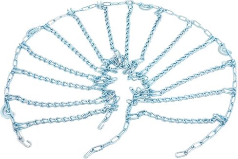مجموعة سلاسل إطارات الثلج ECCPP مكونة من 2 لـ QG2228CAM عرض الإطار 225 235 245 255 265 275 285 295 مم للحافلات، ATV، الشاحنة، نصف الشاحنة، سيارات الدفع الرباعي، الالتقاط، السيارة، UTV، سلاسل الشاحنات الخفيفة للسيارة in Kuwait