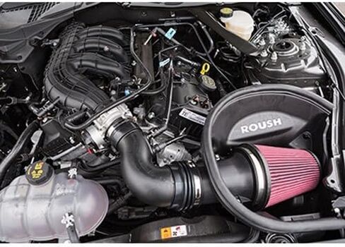 Roush Performance 421828 Cold Air Intake Kit 2015 Mustang 3.7L V6 in Kuwait