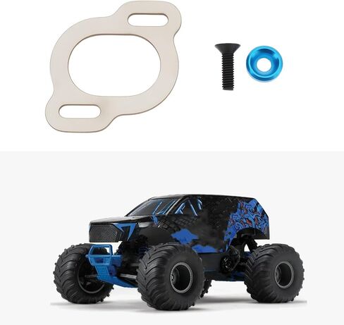 لوحة تثبيت المحرك من الفولاذ المقاوم للصدأ ARA727310 متوافقة مع سيارة Arrma Gorgon RC in Kuwait