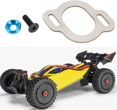 لوحة تثبيت المحرك من الفولاذ المقاوم للصدأ ARA727310 متوافقة مع سيارة Arrma Gorgon RC in Kuwait