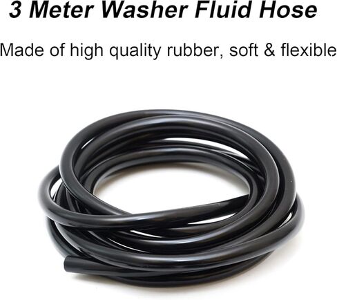 Front Windshield Washer Nozzles Kit for 05-16 Jeep Grand Cherokee 05-13 Chevy Malibu 05-10 Pontiac G6 07-10 Saturn Aura 55372143AB 55079049AA Wiper Spray Washer Jet with 3M Fluid Hose & 6 Connectors in Kuwait