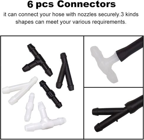 Front Windshield Washer Nozzles Kit for 05-16 Jeep Grand Cherokee 05-13 Chevy Malibu 05-10 Pontiac G6 07-10 Saturn Aura 55372143AB 55079049AA Wiper Spray Washer Jet with 3M Fluid Hose & 6 Connectors in Kuwait