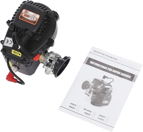 32CC 2 Stroke Engine 4-Bolt Standard Engine Kit for 1:5 HPI Baja 5B 5T SS 5SC Rovan Baja, Hand Pull Gasoline Powered Engine Motor with Air-Cooled in Kuwait