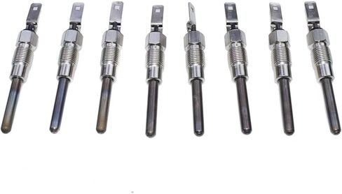 Auto Plug Glow Compatible With Hummer For H1 6.5 For Turbo D 1992 1993 1994 1995 1996 1997 1998 1999 2000 2001 2002 2003 2004 Glow Plug Set in Kuwait