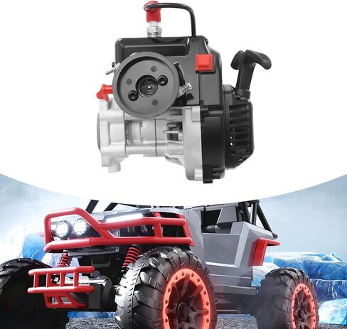 32CC 2 Stroke Engine 4-Bolt Standard Engine Kit for 1:5 HPI Baja 5B 5T SS 5SC Rovan Baja, Hand Pull Gasoline Powered Engine Motor with Air-Cooled in Kuwait
