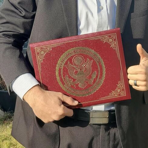 U.S. Citizenship Certificate Holder – Red in Kuwait