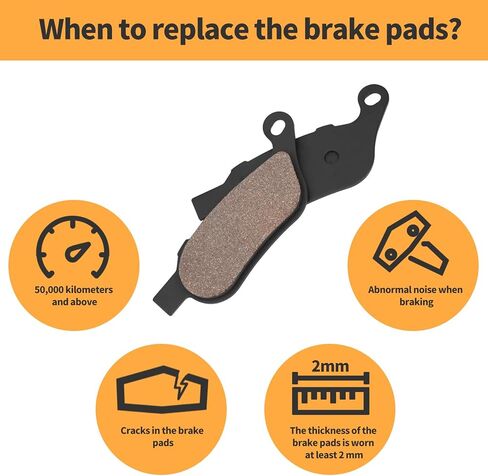 Front & Rear Brake Pads for HARLEY FDXL FDXLS Low Rider Spoke Wheel FLD FLS FLSTC FLSTF FLSTFB FLSTN FXCW FXCWC FXDB FXDBC FXDC FXDF FXDL FXDLS FXDWG FXS FXSB FXST FXSTB FXSTC Softail FXS in Kuwait
