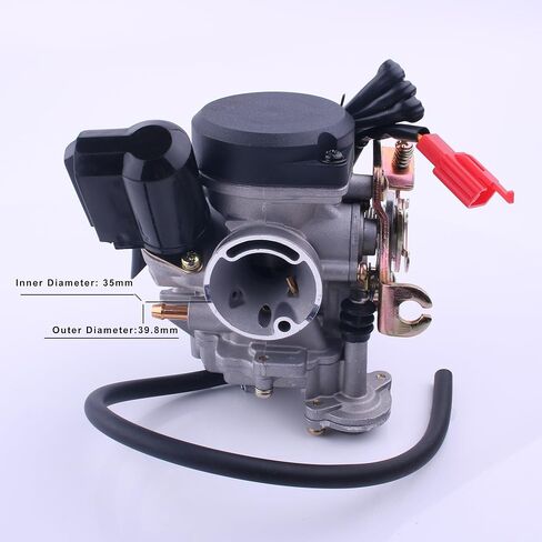 Glixal ATMT1-073-1 GY6 49cc 50cc 80cc 100cc 20mm Big Bore CVK Carburetor with Electric Choke for Chinese Scooter Moped ATV Go Kart Quads Buggy 139QMB 1P39QMB Engine Carbs in Saudi Arabia