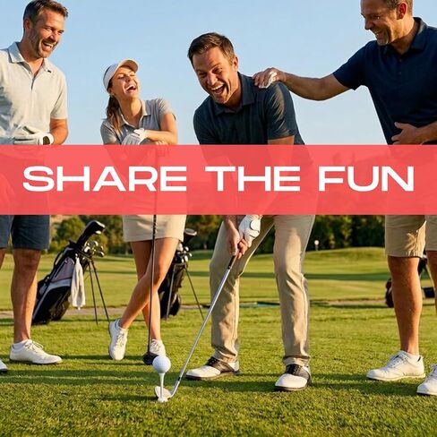Funny Golf Tee Gift Set, 24-Piece – Silicone Fist Toppers & 3-1/4" Plastic Tees with Height Markers, Novelty Golf Prank Gift for Men, Parties & White Elephant Exchange in Kuwait