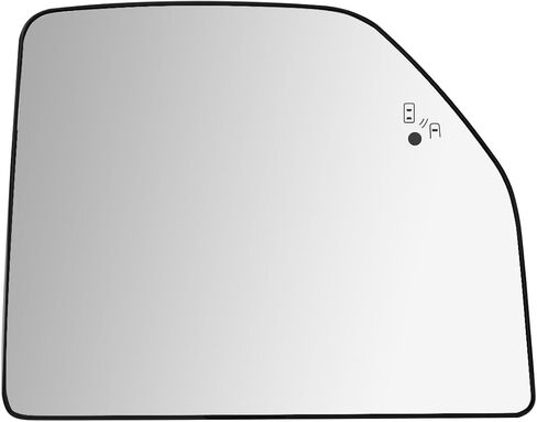Driver Side Mirror Replacement for 2015-2020 Ford F150, 2017-2022 Ford F250 Super Duty, 2017-2019 Ford F350 Pickup Truck, Left Side Mirrors Glass, with Backing Plate, Power Heated, Blind Spot in Kuwait