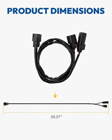 Tour Luggage Pack Quick Disconnect Wiring Harnesses, Plug-n-Play Power tap Harness Fit for Harley Touring Road King, Street Glide, Road Glide, Electra Glide Standard and Select CVO 2014-2024 in Kuwait