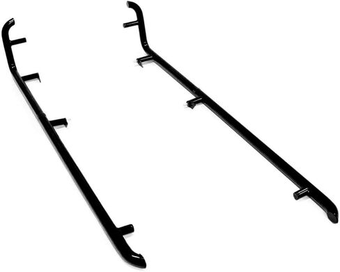 SuperATV Rock Sliders Nerf Bars Tree Kickers لعام 2017+ بولاريس جنرال 4 | التجاعيد السوداء | مصنوعة من أنابيب شديدة التحمل مقاس 1.75 بوصة | لمسة نهائية من مسحوق الطلاء | تركيب بمسمار in Kuwait