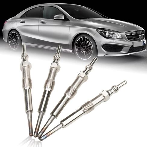 Auto Plug Glow Compatible With Dacia For Dokker For Lodgy 2012 For Duster 2010 For Logan 2009 For Sandero 2008 4 Pcs Glow Plugs 8200682592 in Kuwait