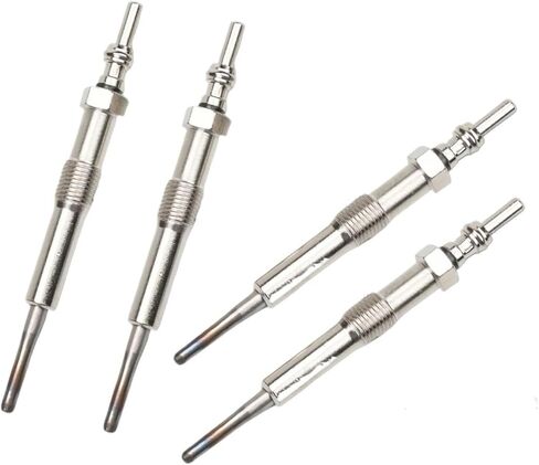 Auto Plug Glow Compatible With Dacia For Dokker For Lodgy 2012 For Duster 2010 For Logan 2009 For Sandero 2008 4 Pcs Glow Plugs 8200682592 in Kuwait