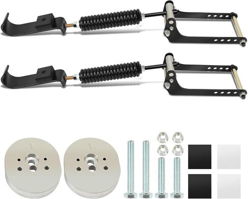 3611-Y 2PCS Rear Leaf Spring Suspension Enhancement Kit Fit for Ford F150 4WD (2009-2023) | 25-50% Strength Boost, 2-3 Inch Lift (Not an HD model) in Kuwait