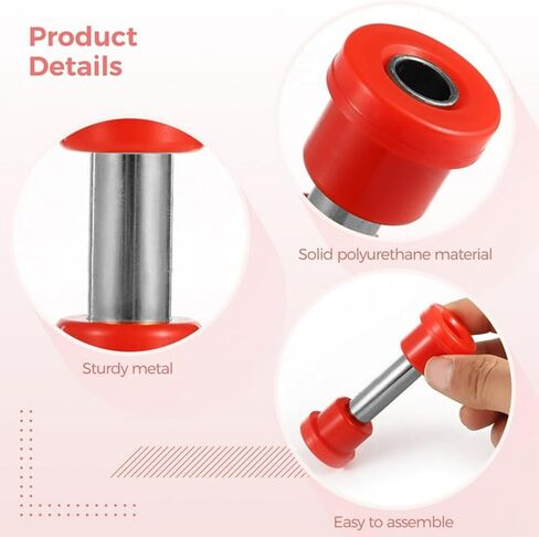 RYANSTAR RACING Rear Leaf Spring Bushing Kit Compatible with Club Car Precedent 2004-Up Golf Carts, Rear Suspension Bushing & Sleeve Set, Durable Polyurethane Replacement Parts in Kuwait