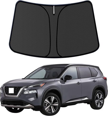 CRV Customized Windshield Sun Shade for 2023 2024 2025 2026 CRV LX/EX/EXL/Sport/Sport-L/Sport Touring Hybrid Front Window Sunshade Visor Protector Foldable Blocks UV Rays Keep Car Cooler Accessories in Saudi Arabia