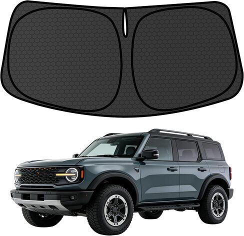 CRV Customized Windshield Sun Shade for 2023 2024 2025 2026 CRV LX/EX/EXL/Sport/Sport-L/Sport Touring Hybrid Front Window Sunshade Visor Protector Foldable Blocks UV Rays Keep Car Cooler Accessories in Saudi Arabia