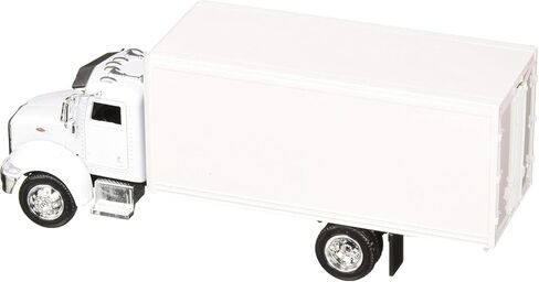 New-Ray 15803D 1: 43 Utility Peterbilt 335 Box Truck White in Saudi Arabia