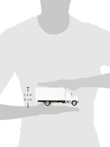 New-Ray 15803D 1: 43 Utility Peterbilt 335 Box Truck White in Saudi Arabia