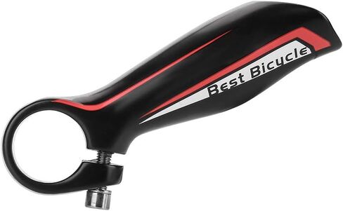 1 Pair Bike Bar End, 22.2mm 7/8in Bicycle Bar End, Black Aluminum Alloy Bicycle Handlebar Ends with Rubber Plugs for Bike Handlebar, Ergonomics Design, 4.5 x 1.6 x 1.2in in Kuwait