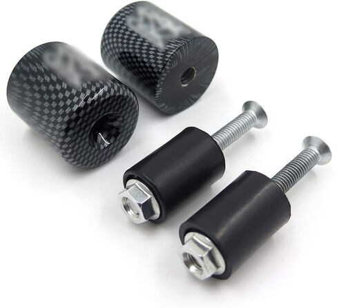 GSXR Bar End Sliders Carbon Fiber Style Fits GSXR600 750 1000 SV650 in Kuwait