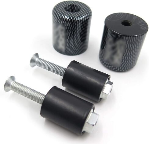 GSXR Bar End Sliders Carbon Fiber Style Fits GSXR600 750 1000 SV650 in Kuwait