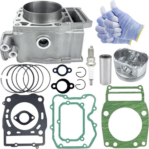 92mm Bore Cylinder Piston Ring Gasket Top End Rebuild Kit Compatible with Polaris Ranger Sportsman Scrambler 500 1996-2012 3087221 3085526 3085634 in Kuwait